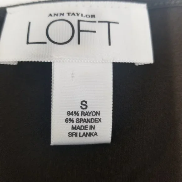 Ann Taylor LOFT Dark Brown Top - Picture 5 of 16
